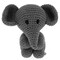 Hoooked Amigurumi DIY Kit W/Eco Barbante Yarn-Elephant Mo - Lava